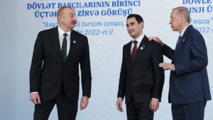 Cumhurbaşkanı Erdoğan, Türkiye-Azerbaycan-Türkmenistan Devlet Başkanları Zirvesi’ne katıldı