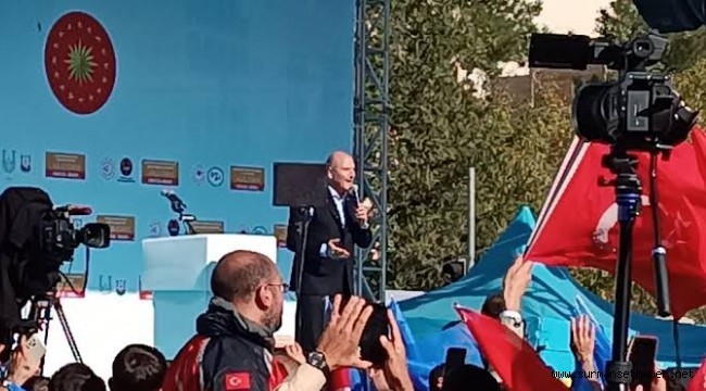 İçişleri Bakanı Soylu, Şanlıurfa’daki toplu açılış töreninde konuştu