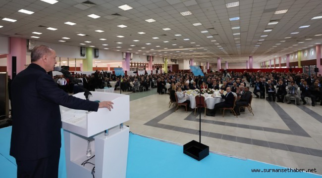 Cumhurbaşkanı Erdoğan: “Vatan toprağını eserlerimizle ilmek ilmek dokuyoruz”