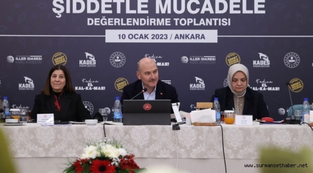 İçişleri Bakanı Soylu, Kadına Yönelik Şiddetle Mücadele Komitesi Toplantısı’na katıldı 