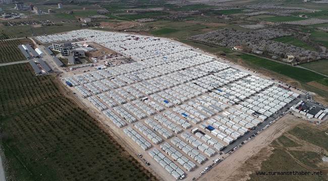 Malatya'daki En Büyük Konteyner Kente 8 Bin Depremzede Yerleştirildi