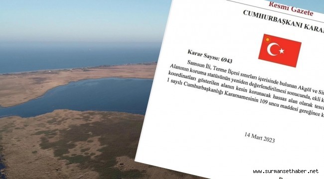 Resmi Gazete'de yayımlandı! Samsun'da o göller, ‘kesin korunacak hassas alan’ ilan edildi