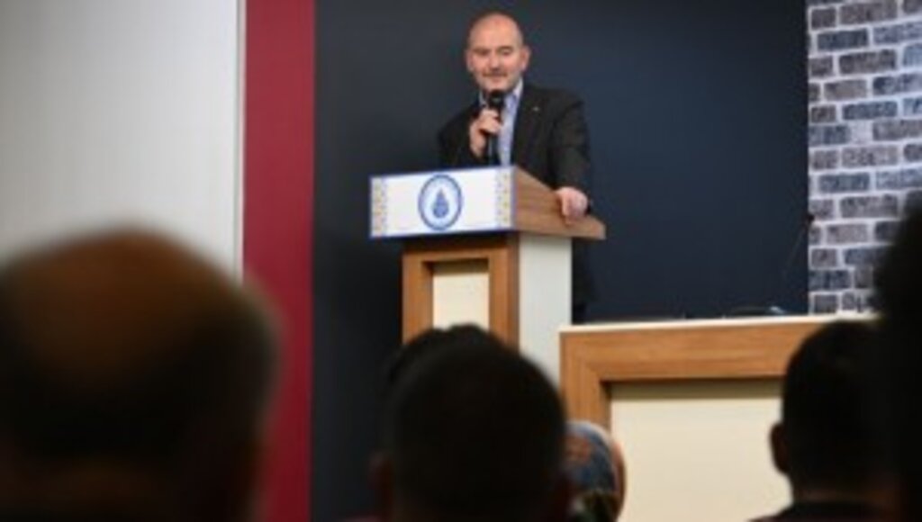 İçişleri Bakanı Süleyman Soylu, İstanbul İlim ve Kültür Vakfı’nda konuştu