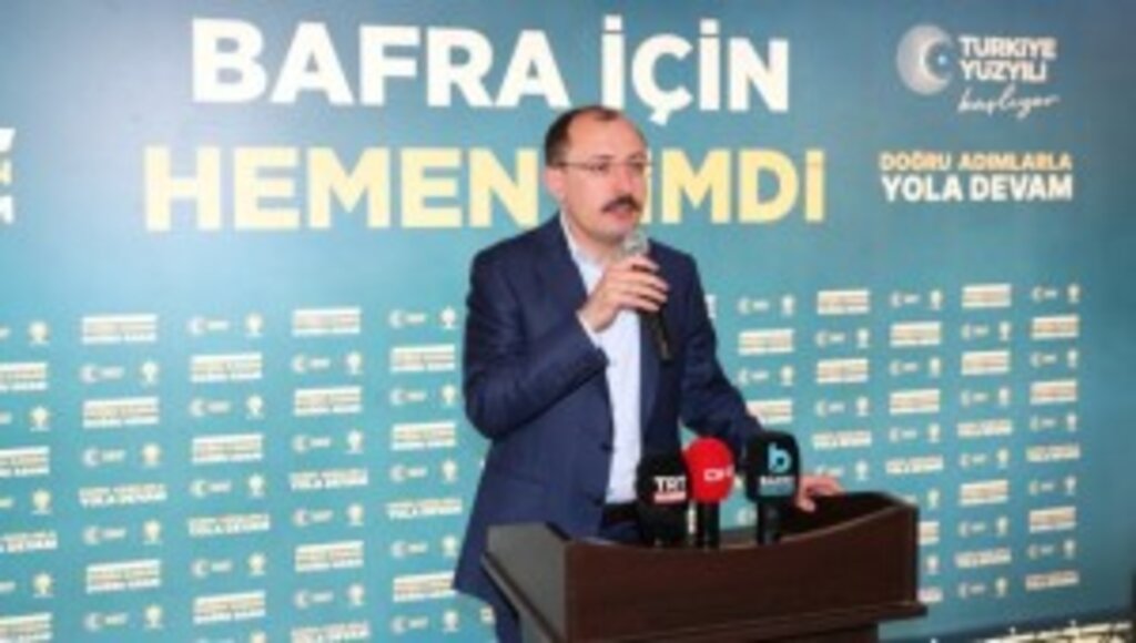 Ticaret Bakanı Muş, Samsun'da AK Parti teşkilat mensuplarıyla buluştu