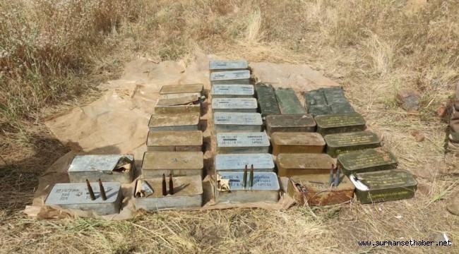 Pençe Operasyonu Bölgesinde Teröristlere Ait Mühimmat Ele Geçirildi
