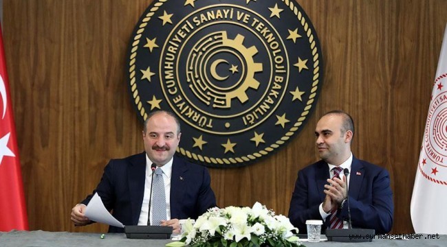 SANAYİ VE TEKNOLOJİ BAKANLIĞI'NDA DEVİR TESLİM