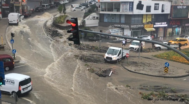 Samsun'u Sel Vurdu
