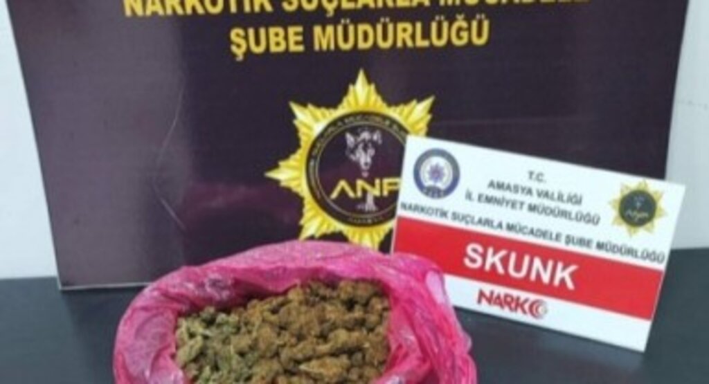Amasya’da uyuşturucu madde tacirleri yakalandı