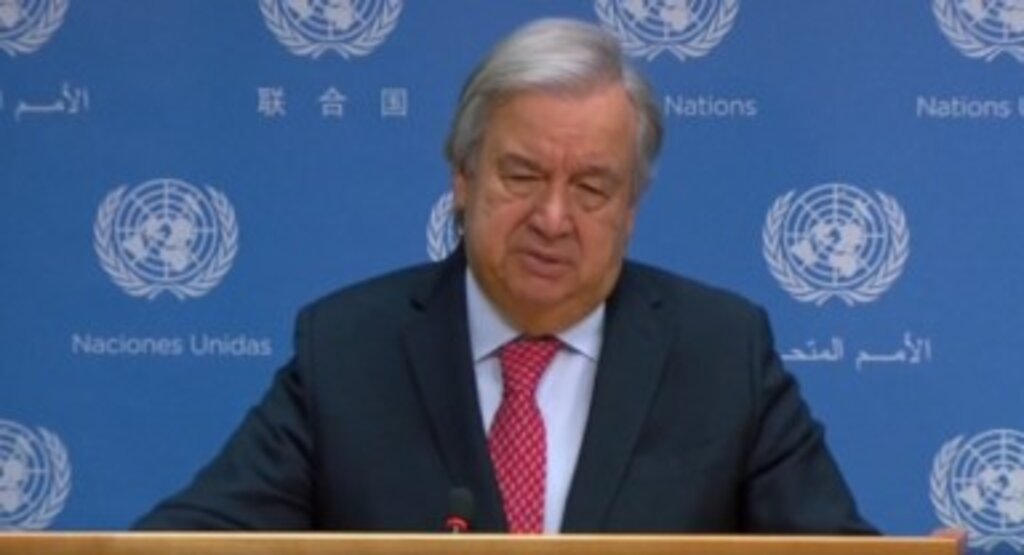 BM Genel Sekreteri Guterres: Gazze, çocuklar için mezarlığa dönüştü