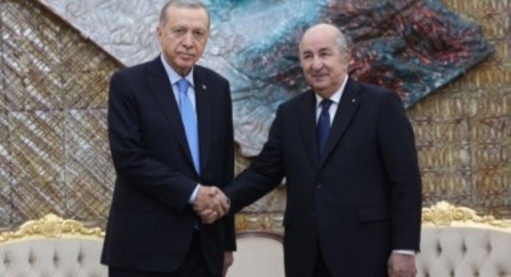 Cumhurbaşkanı Erdoğan, Cezayir Cumhurbaşkanı Tebbun’la görüştü