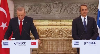 Cumhurbaşkanı Erdoğan Yunanistan’da; Yüksek Düzeyli İş Birliği Konseyi toplandı