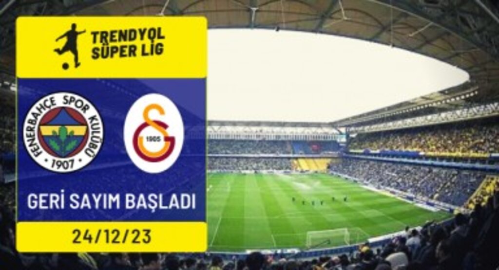 Galatasaray derbisi için geri sayım başladı