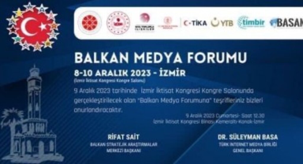 İzmir’de “Balkan Medya Forumu” düzenleniyor