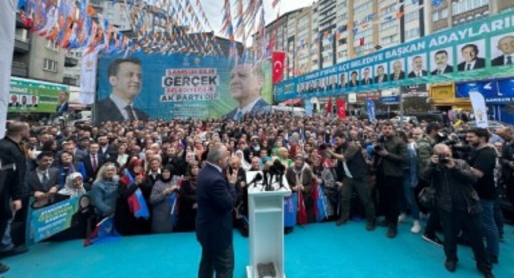 AK PARTİ SAMSUN SEÇİM KOORDİNASYON MERKEZİ'NE COŞKULU AÇILIŞ