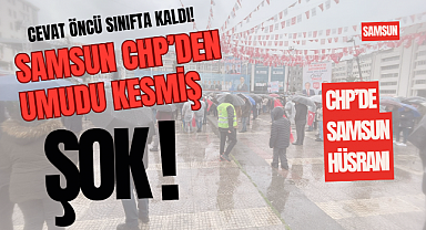 CHP Samsun Mitinginde Hüsrana Uğradı.