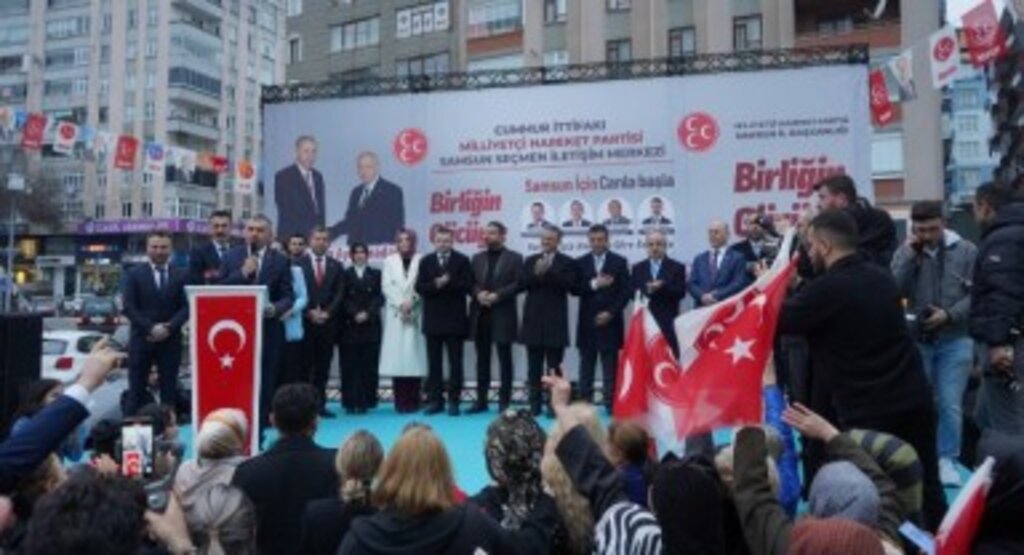 Samsun'da Birlik ve Beraberlik Rüzgarı! MHP Seçmen İletişim Merkezine Coşkulu Açılış