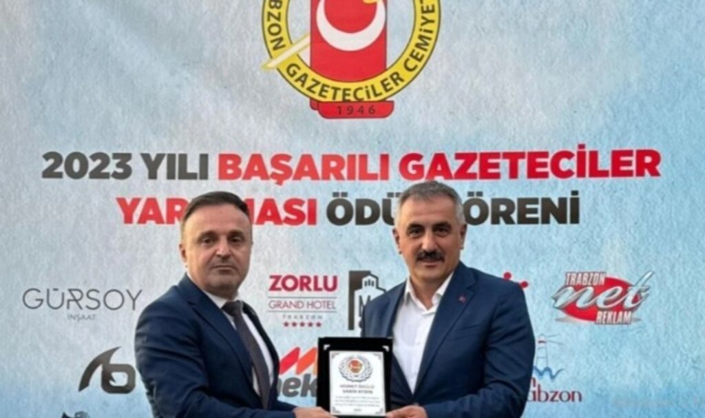 Gazeteci Aydın’a Hizmet Ödülü