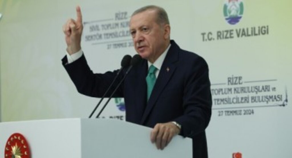 Cumhurbaşkanı Erdoğan, Rize’de STK temsilcileriyle bir araya geldi