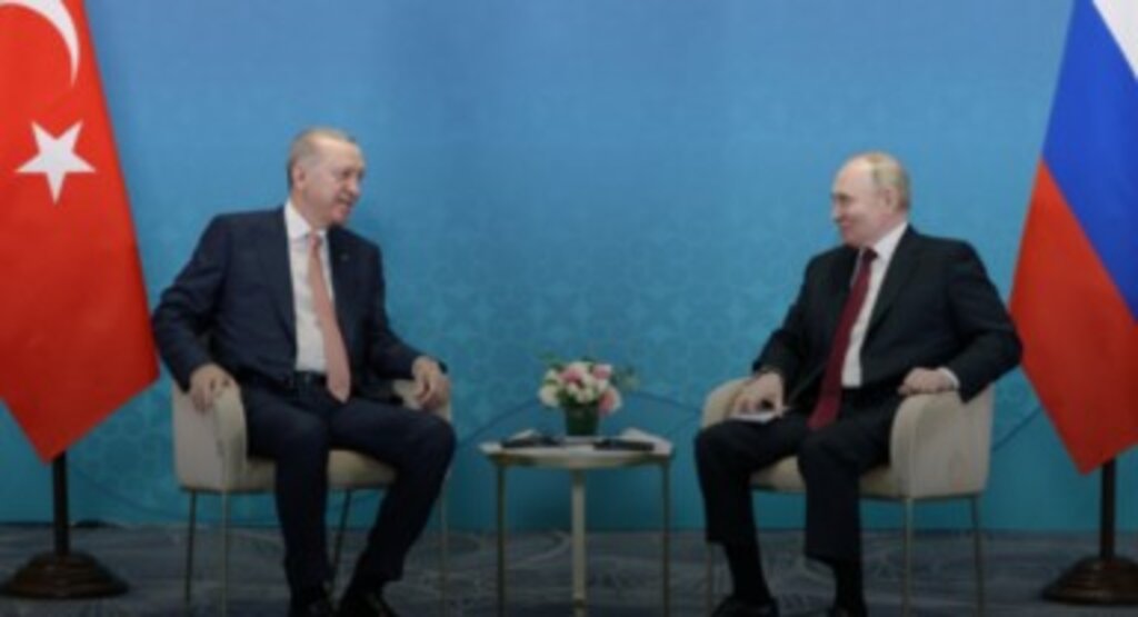 Cumhurbaşkanı Erdoğan, Rusya Devlet Başkanı Putin ile görüştü