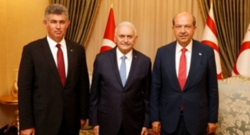 Cumhurbaşkanı Tatar, eski Başbakan Binali Yıldırım ve heyetini kabul etti
