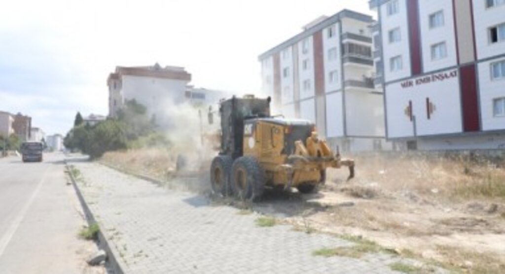 İlkadım'da yangınlara temizlik önlemi