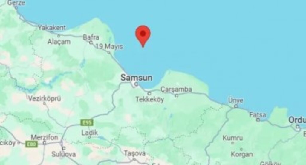 Samsun'da Deprem!
