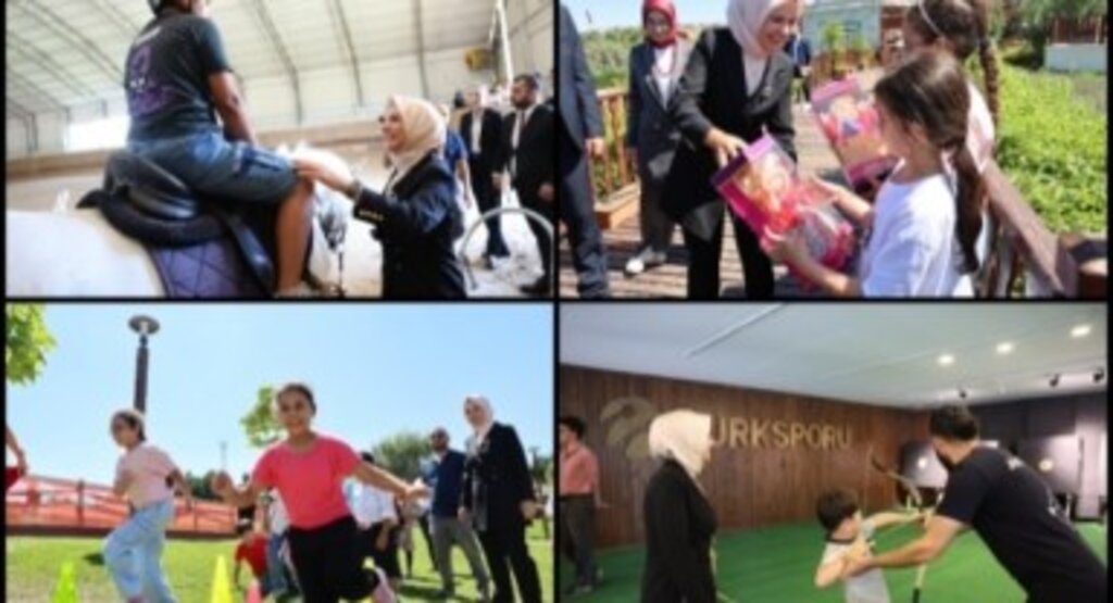 Bakan Mahinur Özdemir Göktaş, Filistinli çocuklarla buluştu