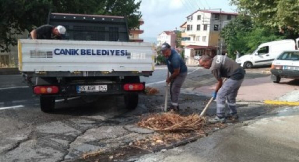 Canik’te Sağanak Yağışlara Karşı Önlem