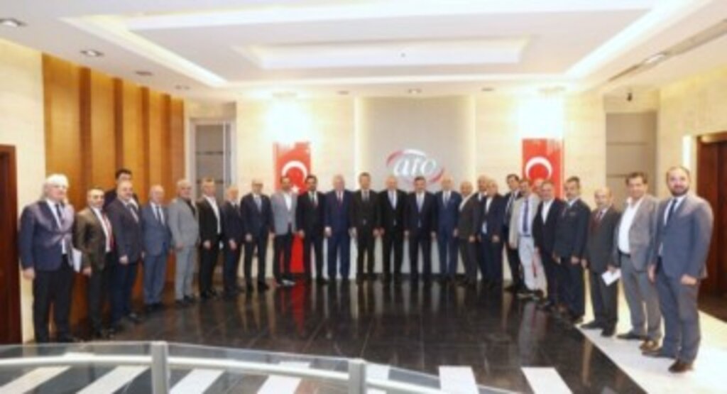 Cumhurbaşkanı Yardımcısı Cevdet Yılmaz ATO'yu ziyaret etti