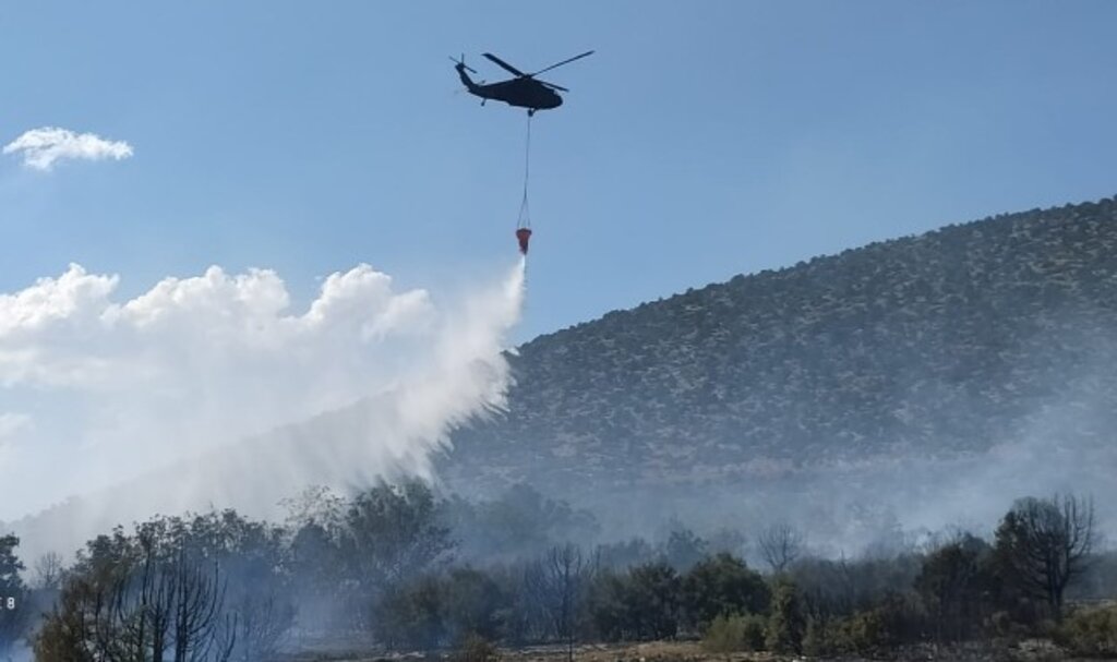 Isparta'da orman yangını