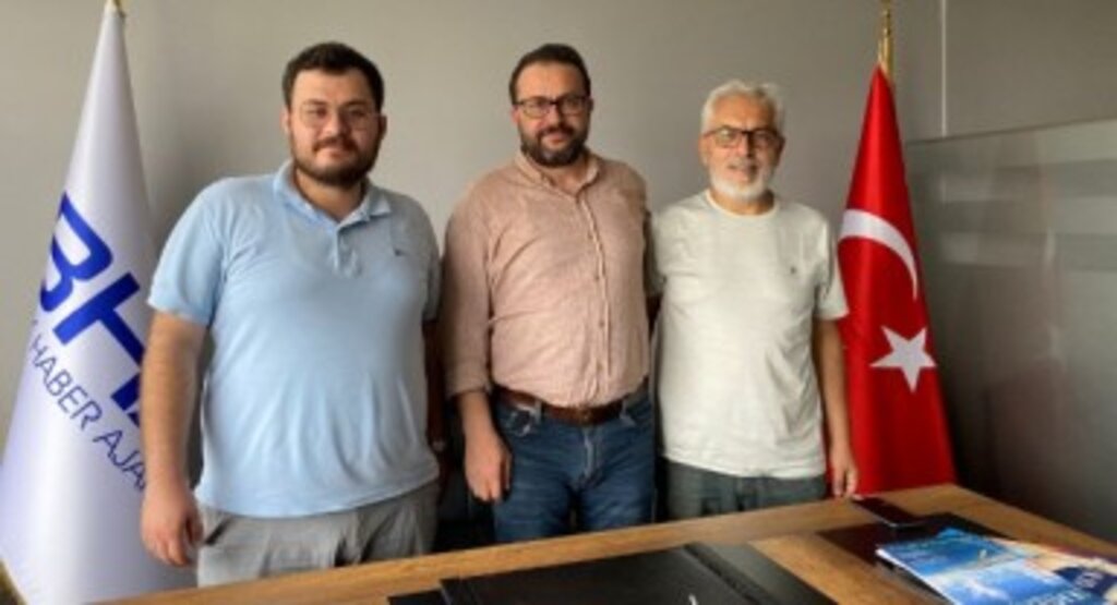 Mustafa Acar ve Enes Buğra Çatal'dan Birlik Haber Ajansına-BHA ziyaret