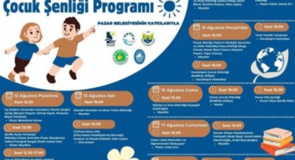 Rize Pazar’da şenlik var