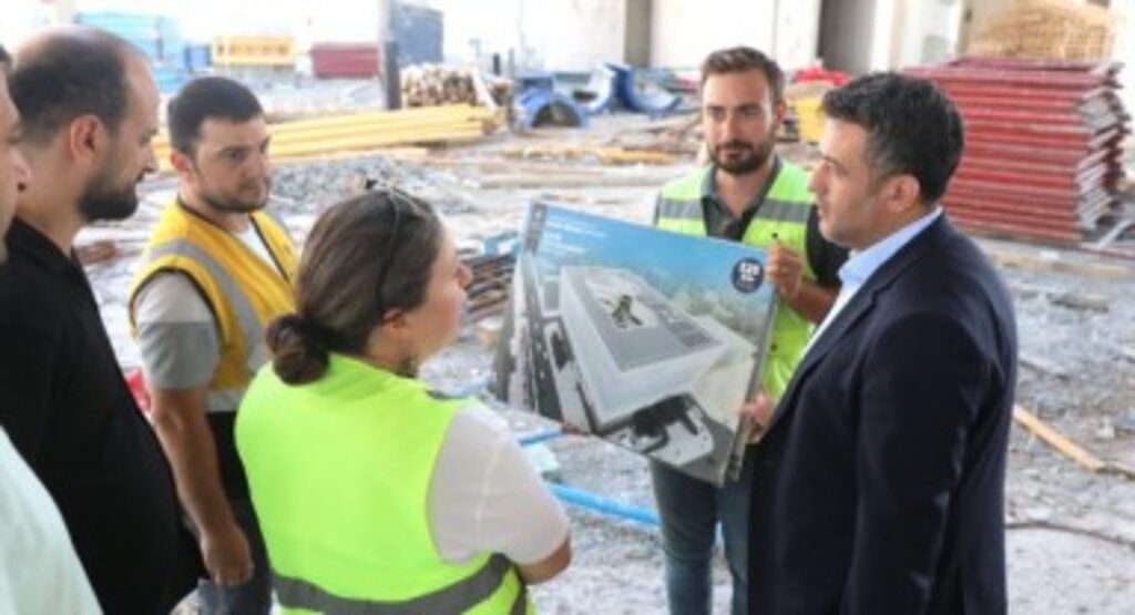 Samsun Şehir Kütüphanesi Hızla Yükseliyor