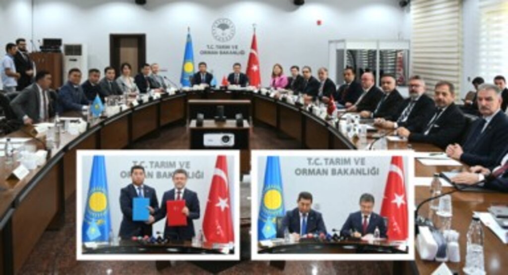 Tarım ve Orman Bakanı Yumaklı, Kazakistan Tarım Bakanı Saparov İle Bir Araya Geldi