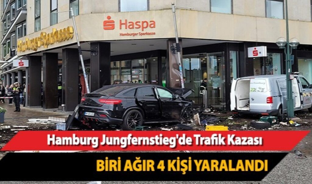 Almanya’nın Hamburg kentinde trafik kazası