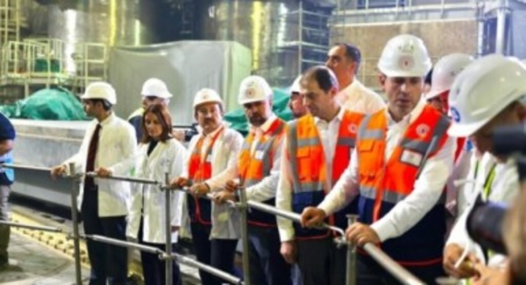 Bakan ve Vali, nükleer santral inşaatını denetledi