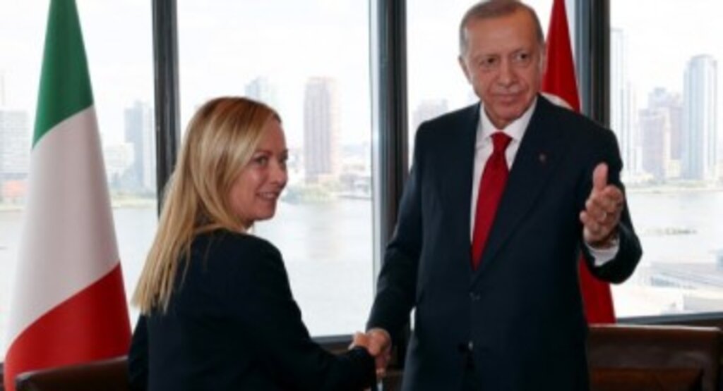 Cumhurbaşkanı Erdoğan, İtalya Başbakanı Meloni ile görüştü