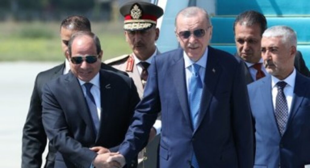 Cumhurbaşkanı Erdoğan, Mısır Cumhurbaşkanı es-Sisi’yi karşıladı