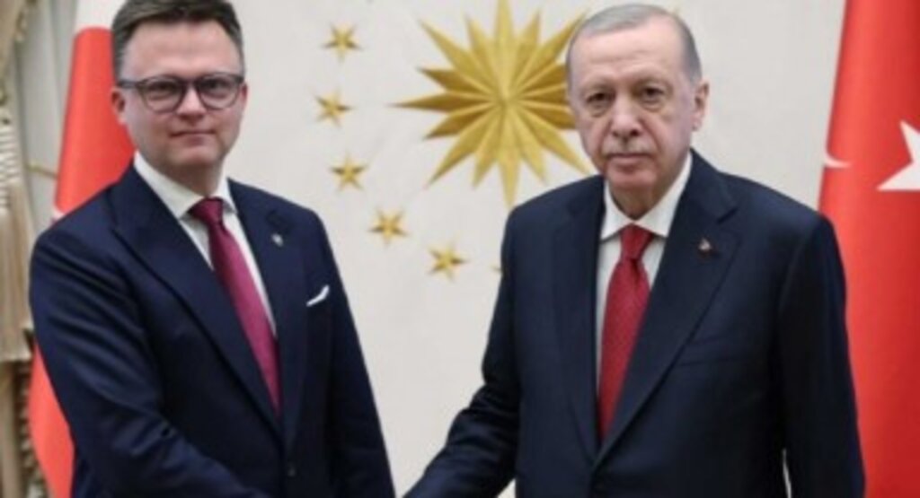 Cumhurbaşkanı Erdoğan, Polonya Meclis Başkanı Holownia’yı kabul etti