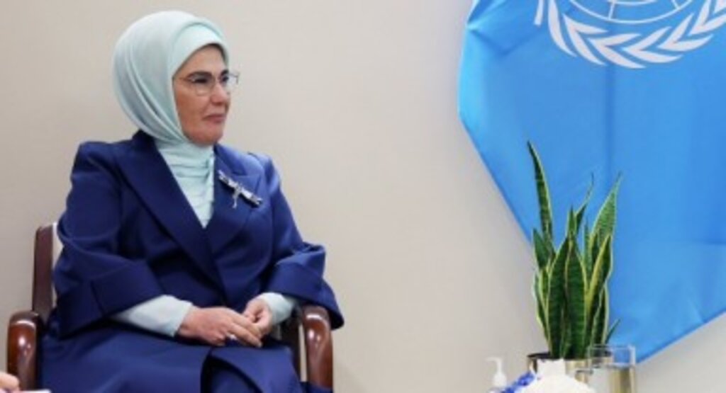 Emine Erdoğan’dan Cumhurbaşkanı’nın BM konuşması sonrası açıklama: “Vicdanlara dokunan bir çağrı”