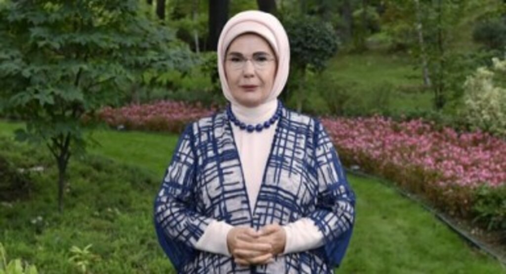 Emine Erdoğan, Kiev'deki 4. Lider Eşleri Zirvesi'ne video mesaj gönderdi