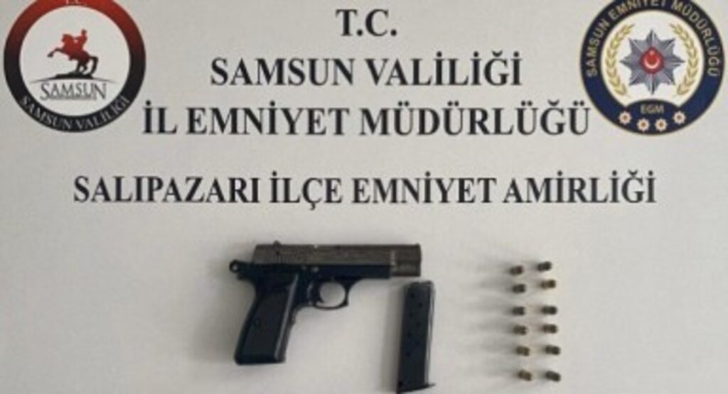 Salıpazarı'nda Silah Operasyonu: 1 Kişiye Adli İşlem
