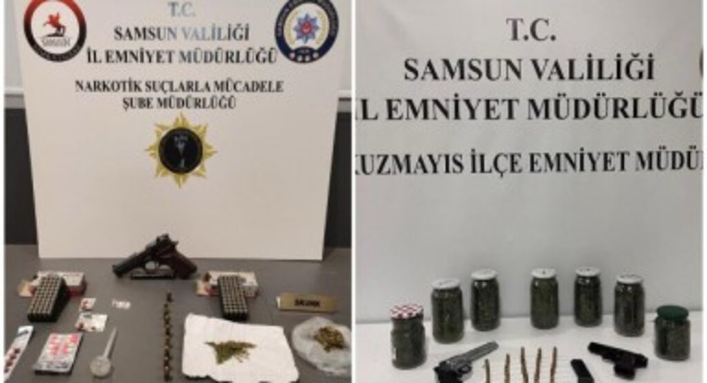 Samsun Canik'te operasyon: 6 gözaltı
