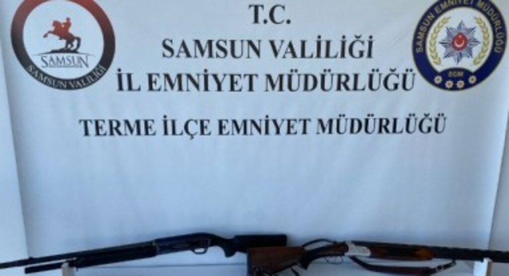 Samsun'da belirlenen adrese baskın