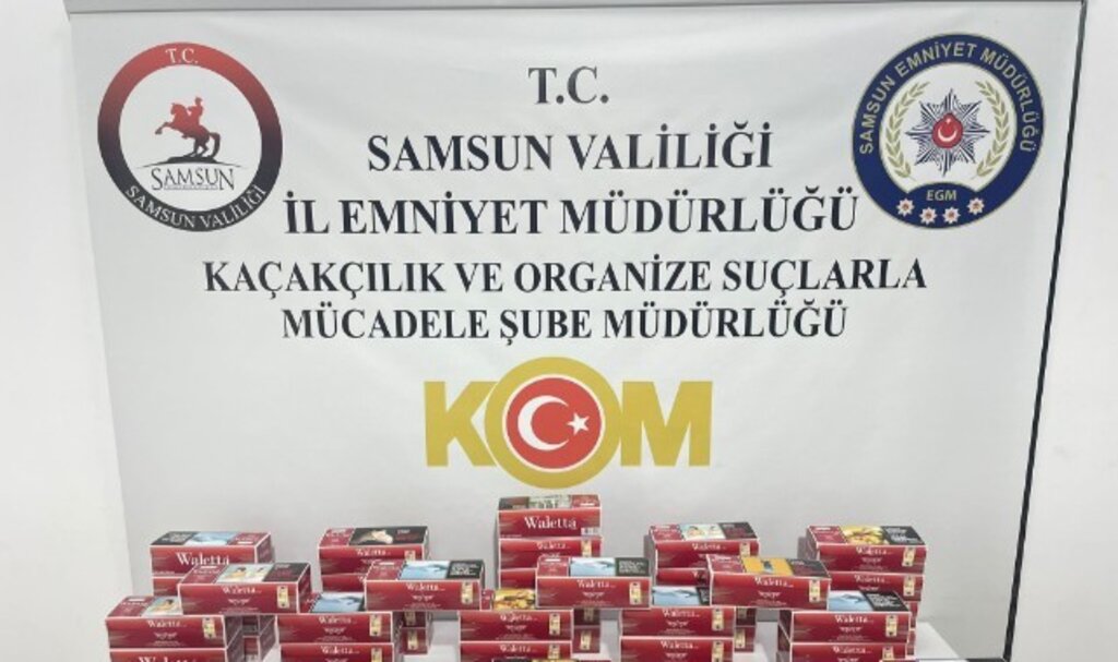 Samsun'da İş Yerine Baskın Düzenlendi: 11 bin 800 adet ele geçirildi