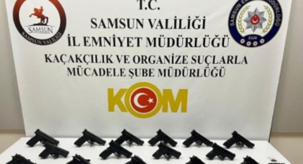 Samsun'da Kaçak Silah Operasyonu: 2 Şüpheli Yakalandı