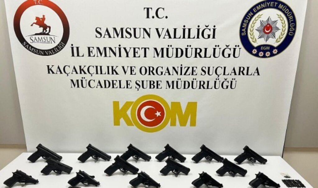 Samsun'da Kaçak Silah Operasyonu: 2 Şüpheli Yakalandı