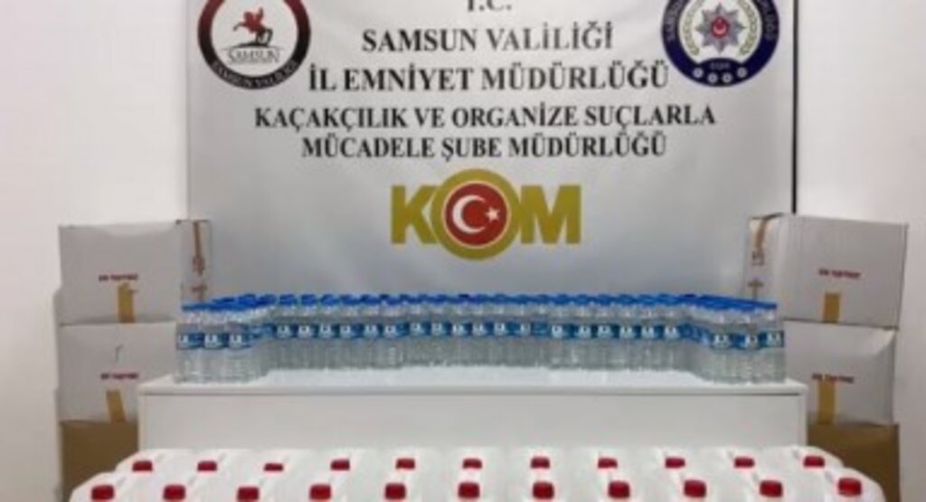 Samsun'da Sahte İçki Baskını!