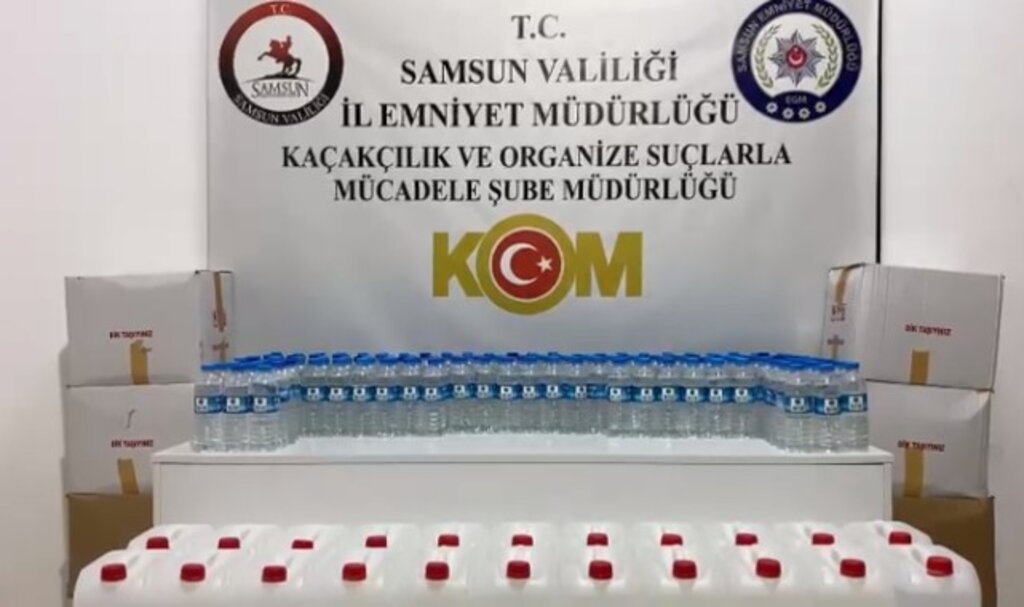 Samsun'da Sahte İçki Baskını!