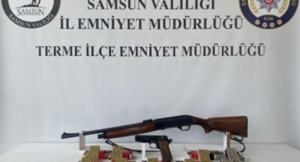 Terme'de Silah Operasyonu: Çok Sayıda Mühimmat Ele Geçirildi